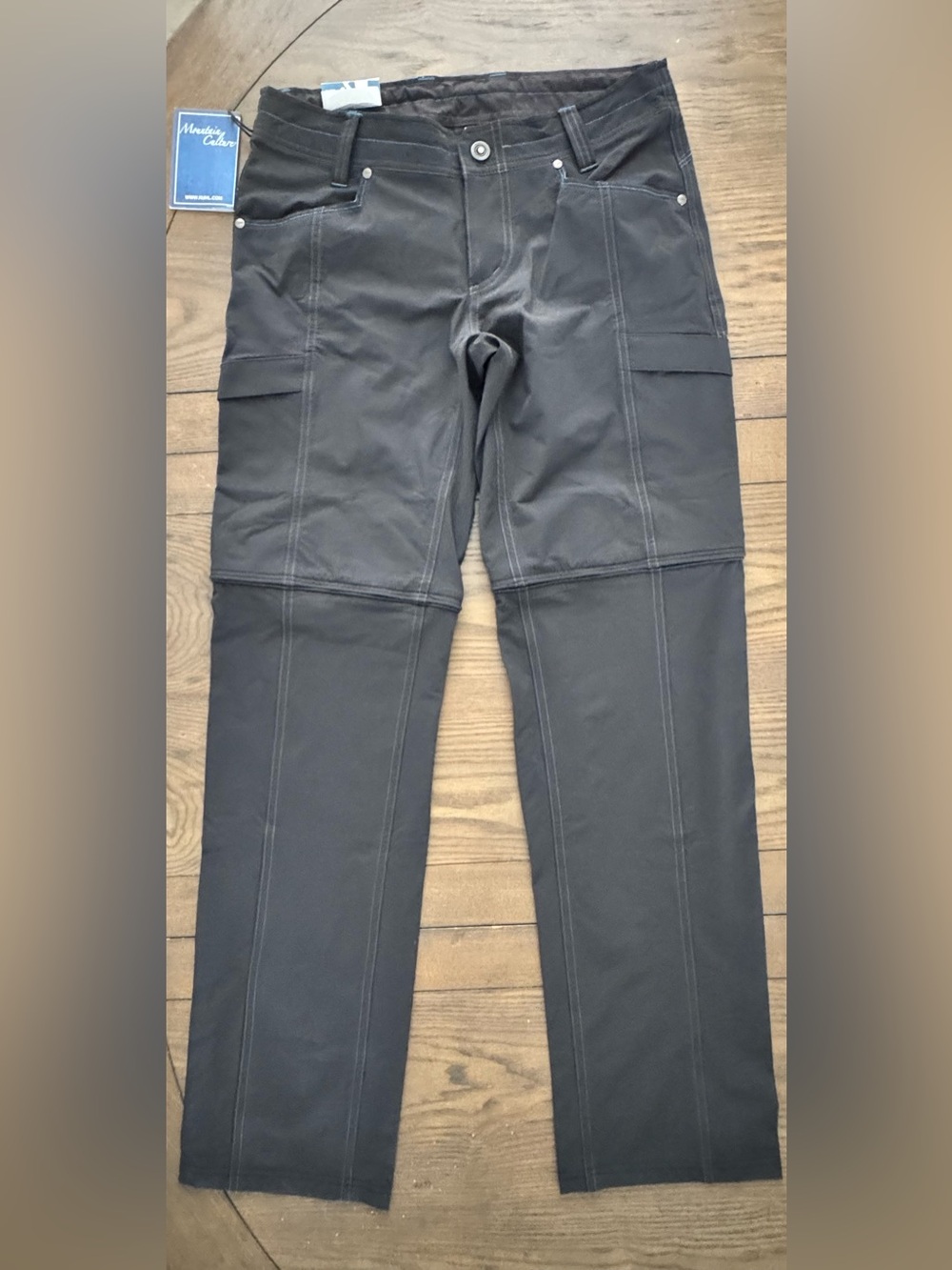 Kuhl Pants Women’s Gray Mountain Culture Straight Outdoor Hiking Nylon Blend 6